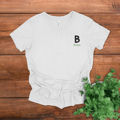 Personalized Youth Initial Tee [YT1007]
